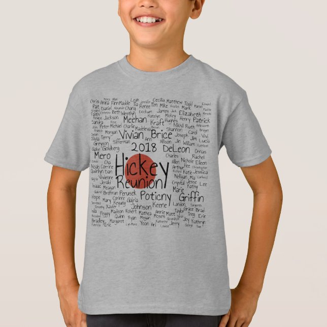 Camisa del punto del rojo de Hickey 2018 (Anverso)