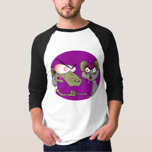 Camisa del raglán de las ratas