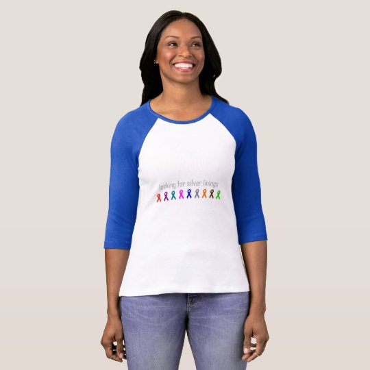Camisa del raglán del MED de los lados positivos