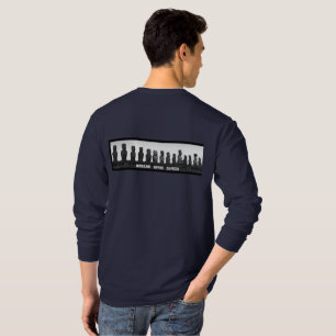 Camisa del recuerdo de la isla de pascua