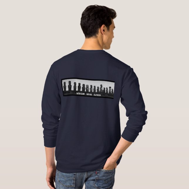 Camisa del recuerdo de la isla de pascua (Reverso completo)