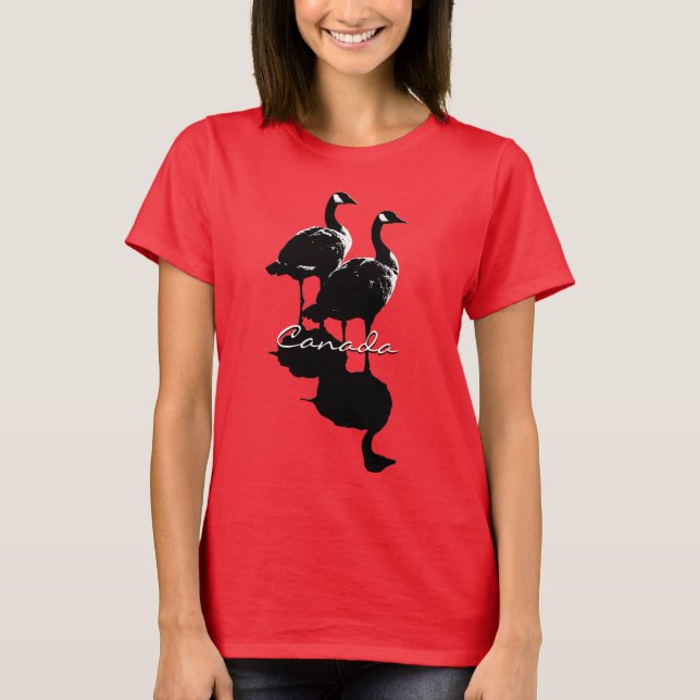 Camisa del recuerdo del ganso de Canadá de la (Anverso)