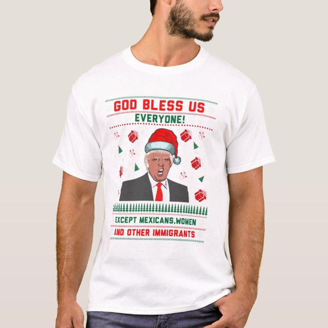 Camisa del regalo de Navidad del gorra de Santa (Anverso)