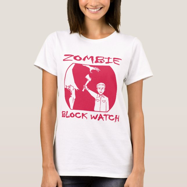 Camisa del reloj del bloque del zombi de BZRD (Anverso)