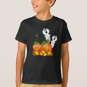 Camisa del remiendo de la calabaza de Halloween