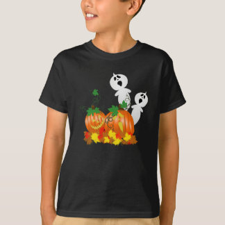Camisa del remiendo de la calabaza de Halloween