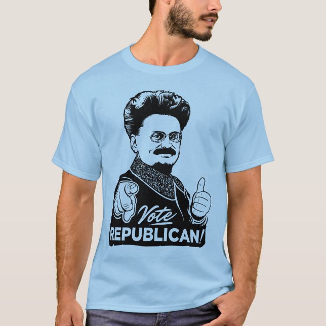 Camisa del republicano del voto de Trotsky (Anverso)