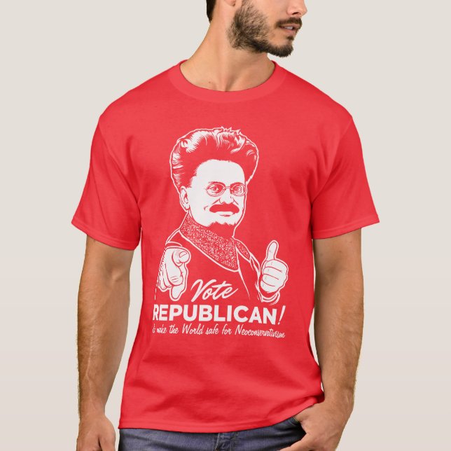 Camisa del republicano del voto de Trotsky (Anverso)