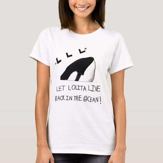 Camisa del retiro de Lolita de las mujeres (Anverso)