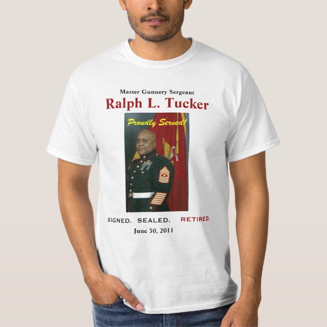 Camisa del retiro de Rafael Tucker (Anverso)