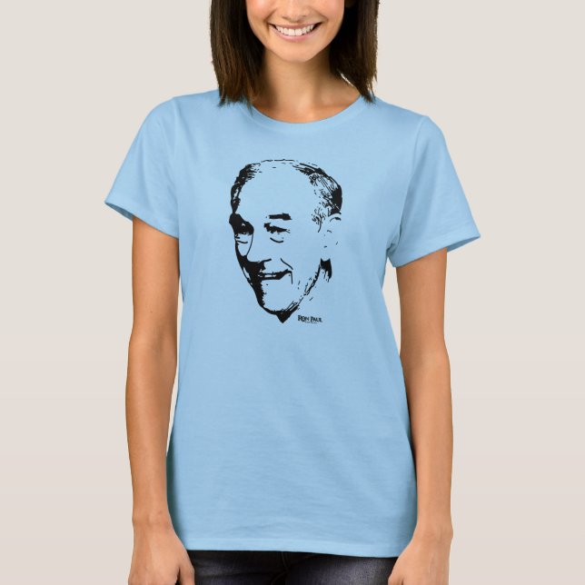 Camisa del retrato de Ron Paul (Anverso)