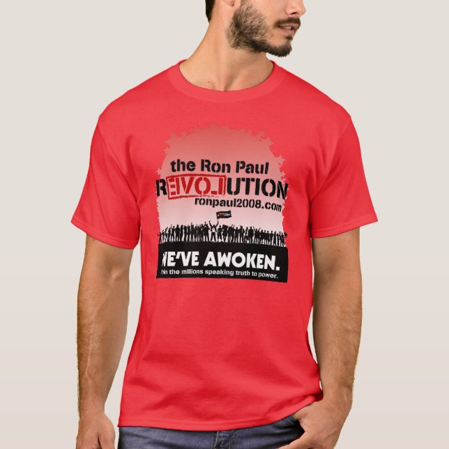 Camisa del revolucionario de Ron Paul 2008 (Anverso)