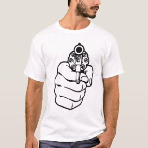 Camisa del revólver de los hombres