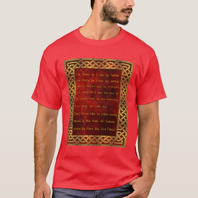 Camisa del rezo de la batalla de Viking (Anverso)