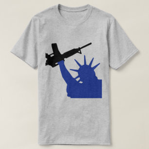 Camisa del rifle de la libertad de los hombres