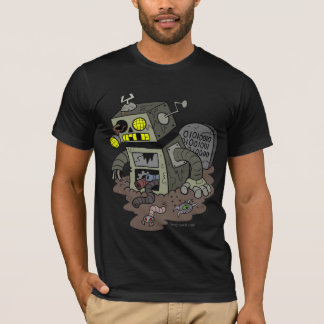 Camisa del robot del zombi