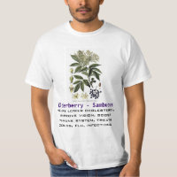 Camisa del Sambucus de la baya del saúco
