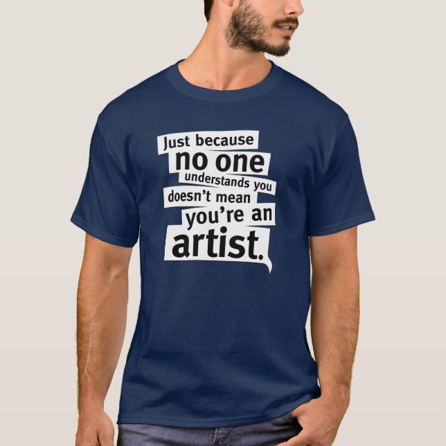 Camisa del sarcasmo del Pseudo-Artista (Anverso)