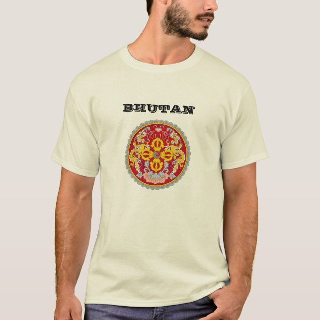 Camisa del sello de BHUTÁN (Anverso)