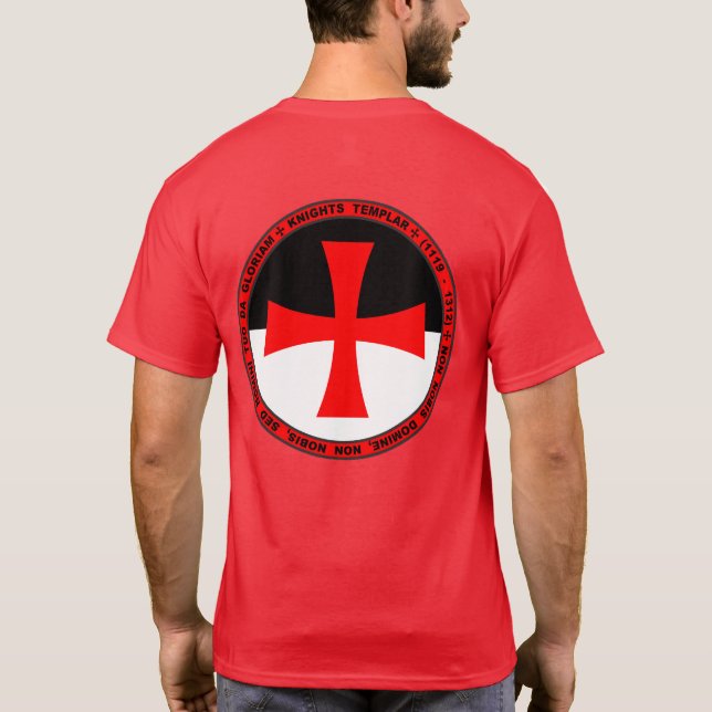 Camisa del sello del escudo de armas de Templar de (Reverso)