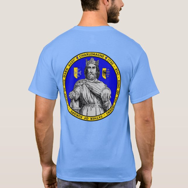 Camisa del sello del retrato de Charemagne (Reverso)