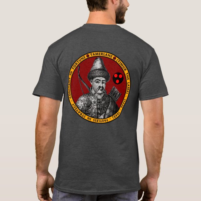 Camisa del sello del retrato de Tamerlane (Reverso)