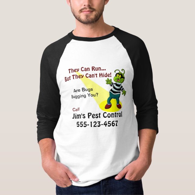 Camisa del servicio de control de parásito (Anverso)