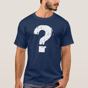 Camisa del signo de interrogación