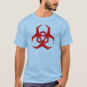 Camisa del símbolo del peligro de Malware