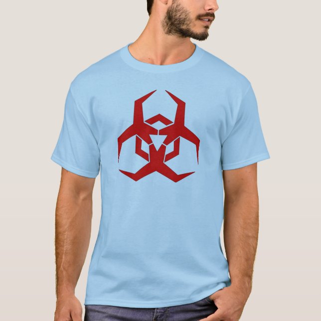 Camisa del símbolo del peligro de Malware (Anverso)