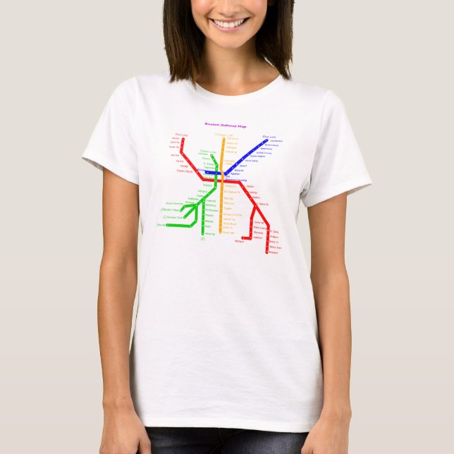 Camisa del subterráneo de Boston (Anverso)