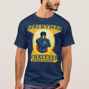 Camisa del superhéroe de Apathyman