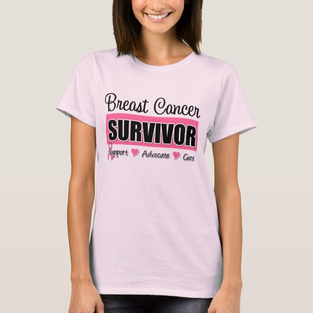 Camisa del superviviente del cáncer de pecho (Anverso)