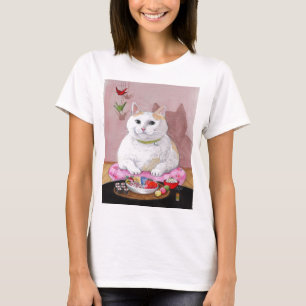 Camisa del Sweetie del Sashimi del gato del sushi