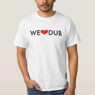 Camisa del T-Funcionario de WE❤DUB