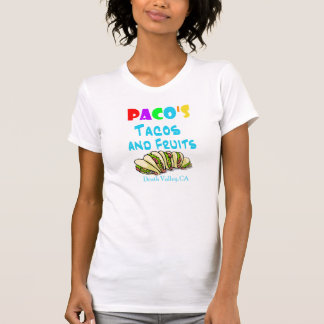 Camisa del Tacos de Pacos (mujer 2-sided cabida)