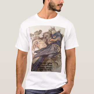 Camisa del tatuaje de nueve ojos