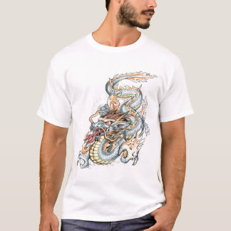 camisa del tatuaje del dragón