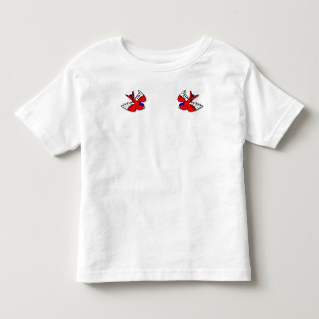 Camisa del tatuaje del trago del niño (Anverso)