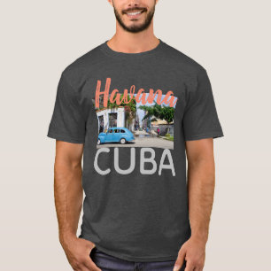 Camisa del taxi de La Habana Cuba en letras del