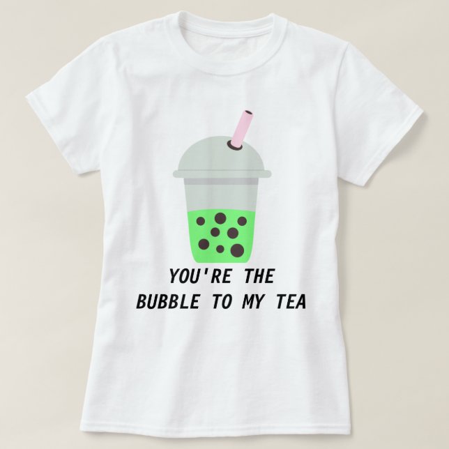 Camisa del té de la burbuja (Diseño del anverso)