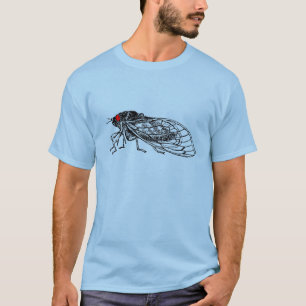 Camisa del teñido anudado de la cigarra de 17 años