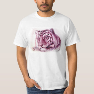 Camisa del tigre - tigre monocromático de la