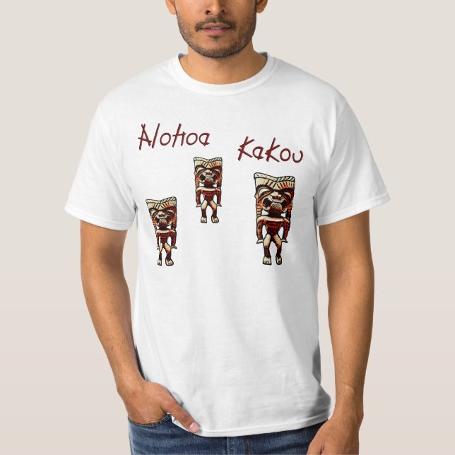 camisa del tiki del kakou de la hawaiana (Anverso)