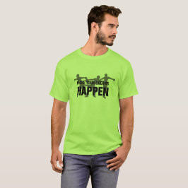 Camisa del tiro del disco de los hombres del