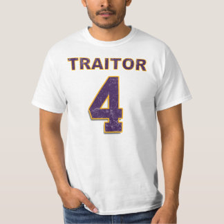 Camisa del TRAIDOR de #4 Brett Favre Viking