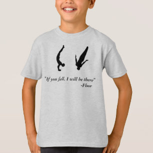 Camisa del trampolín de la gimnasia para hombre de