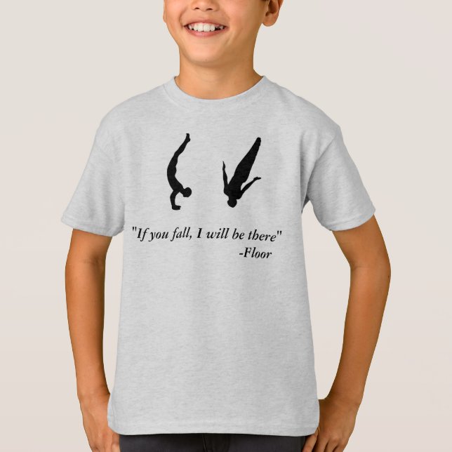 Camisa del trampolín de la gimnasia para hombre de (Anverso)
