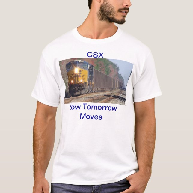 Camisa del tren del carbón de CSX (Anverso)