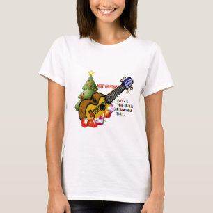 Camisa del Ukulele del navidad